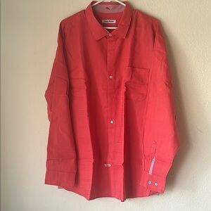 NWOT Tommy Bahama Red Button-Up Shirt‎